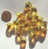 20 15x10mm Two Tone Yellow Topaz Nuggets